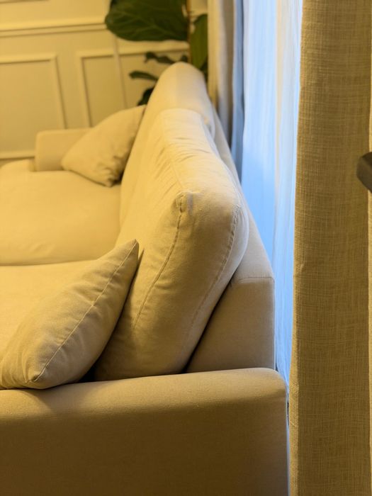 Canapea 3 locuri din stofa Jalouse Maison