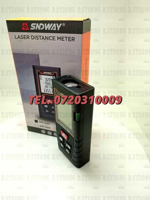 Telemetru Laser 40m Sndway Digital Portabil Usor De Manipulat