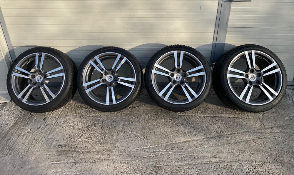 Jante 20 originale porsche panamera , anvelope iarna hankook dot 2022
