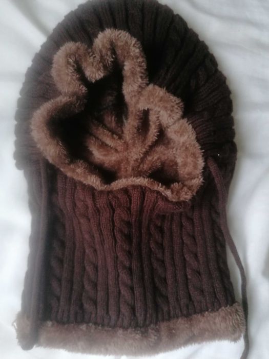 Нов шапка-шал за зимата 2 в 1