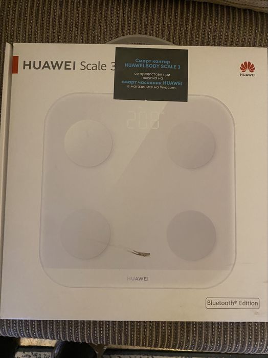 Продавам кантар Huawei Scale 3 - НОВ
