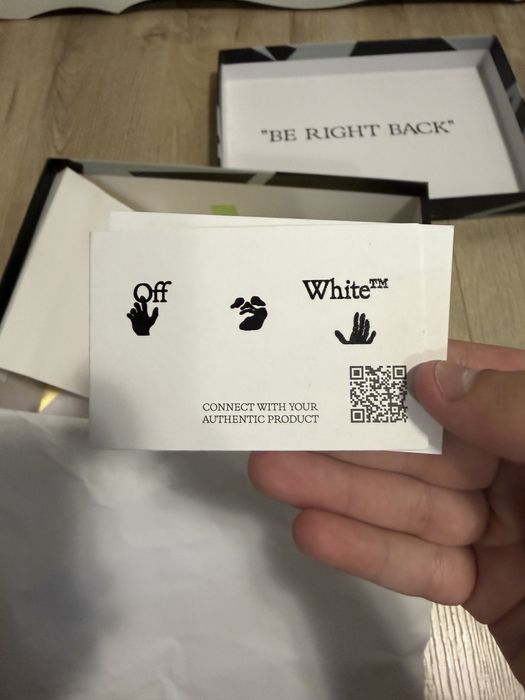 Off white be right back