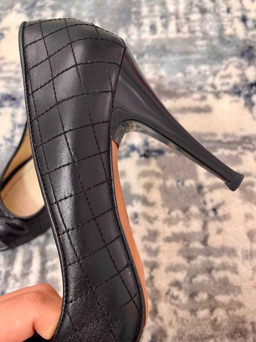 Туфли кожаные без дефектов, каблук 8 см