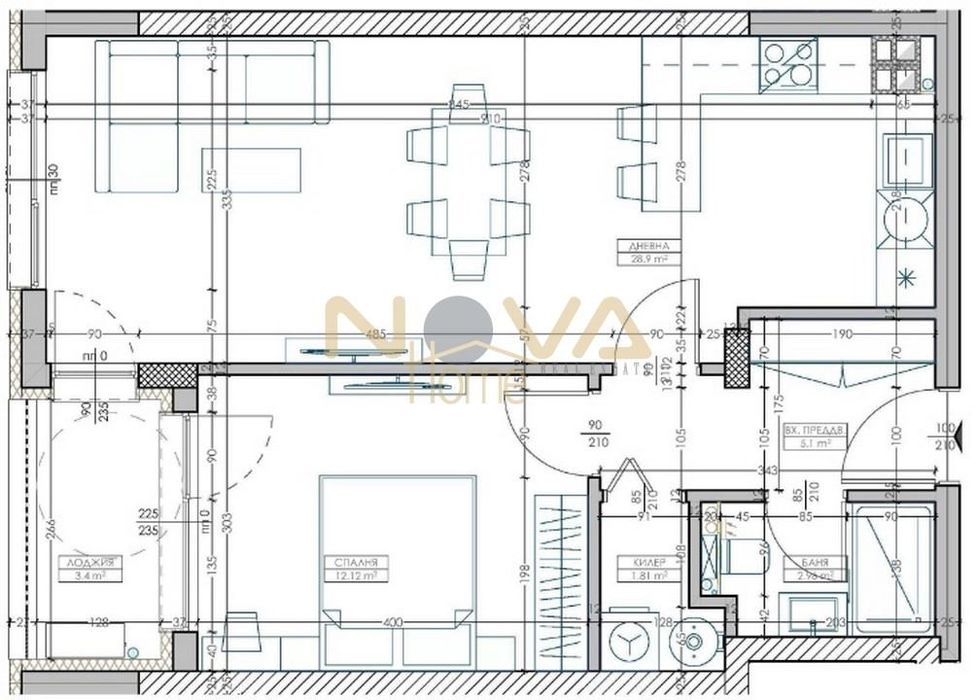 Продава се Двустаен апартамент в Варна, Младост 2 - 75 кв.м за 782 €/кв.м - Снимка #1