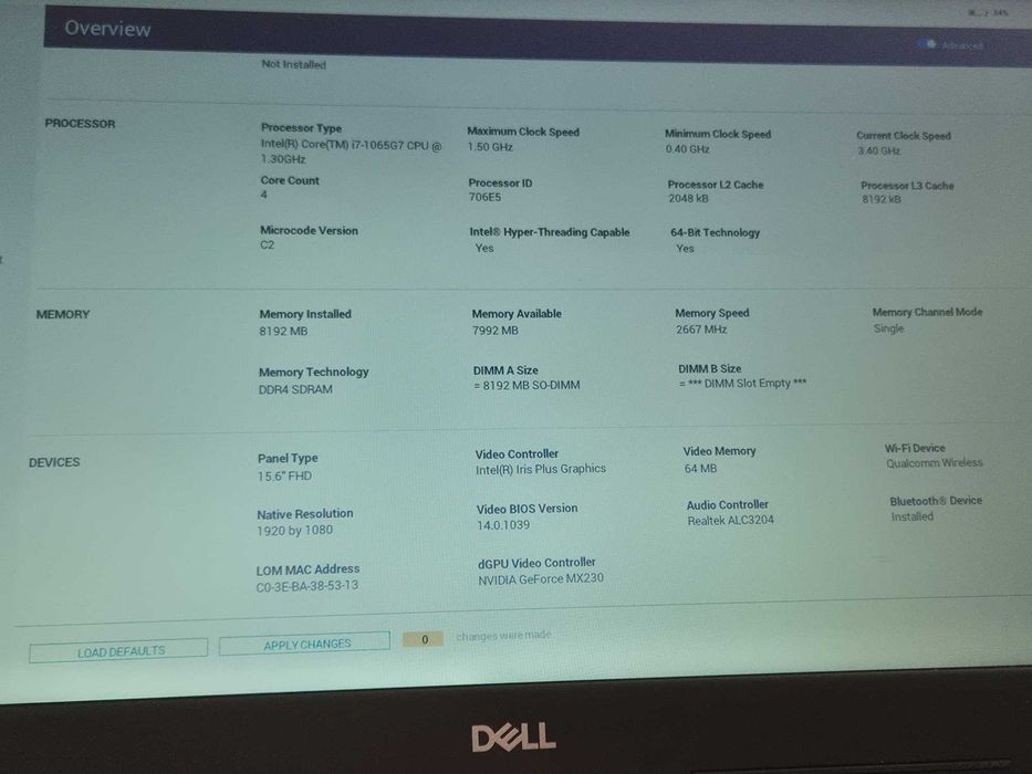 Лаптоп Dell Vostro 3591 15.6"