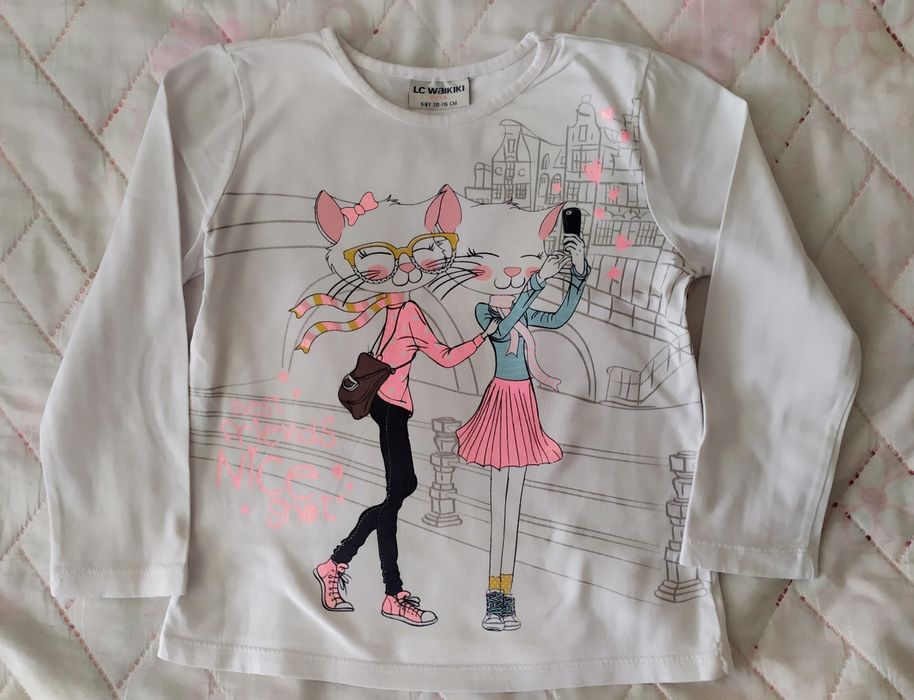 Детски блузки с дълъг ръкав