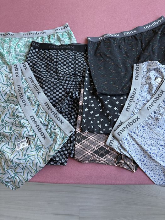 12 броя чисто нови памучни боксери