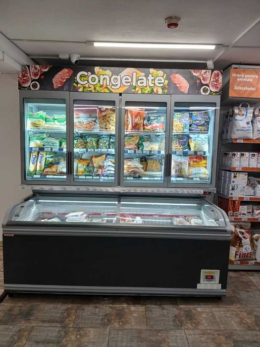 Lada Congelare sau Refrigerare AHT Miami 2,10m LED si Autodezghet