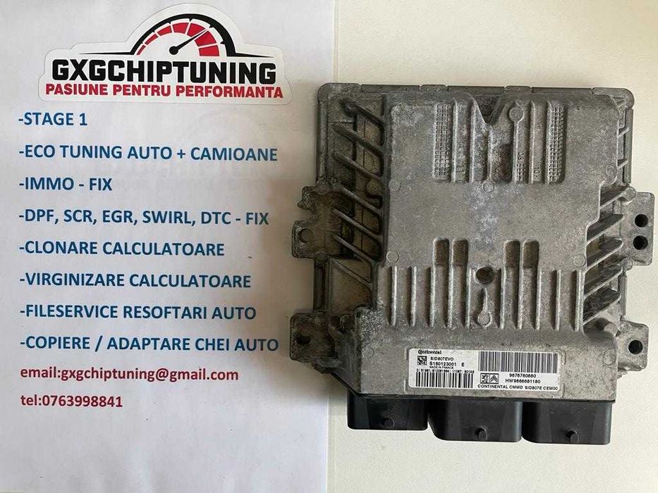 ECU Calculator motor Citroen 1.6HDI 9676760880 S180123001E SID807EVO