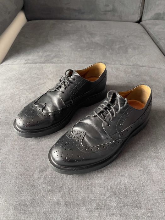 Pantofi Negri Piele Barbati 40