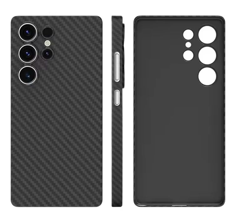Husa KEVLAR Fibra Carbon Samsung S21/S22/S23/S24/S25 Plus Ultra Slim