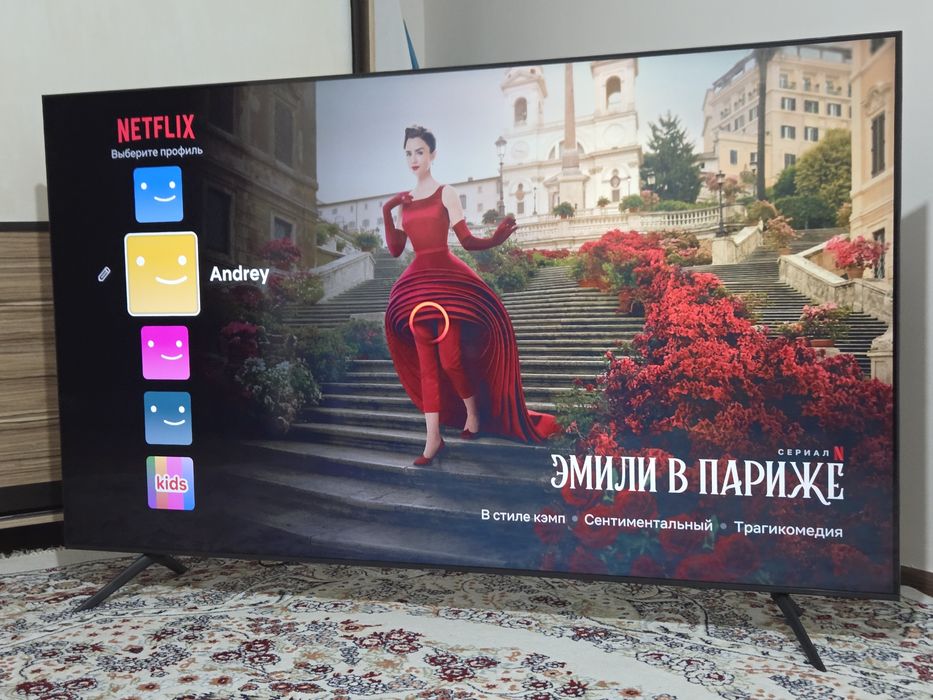Samsung 75" 192 см смарт телевизор 4K smart tv