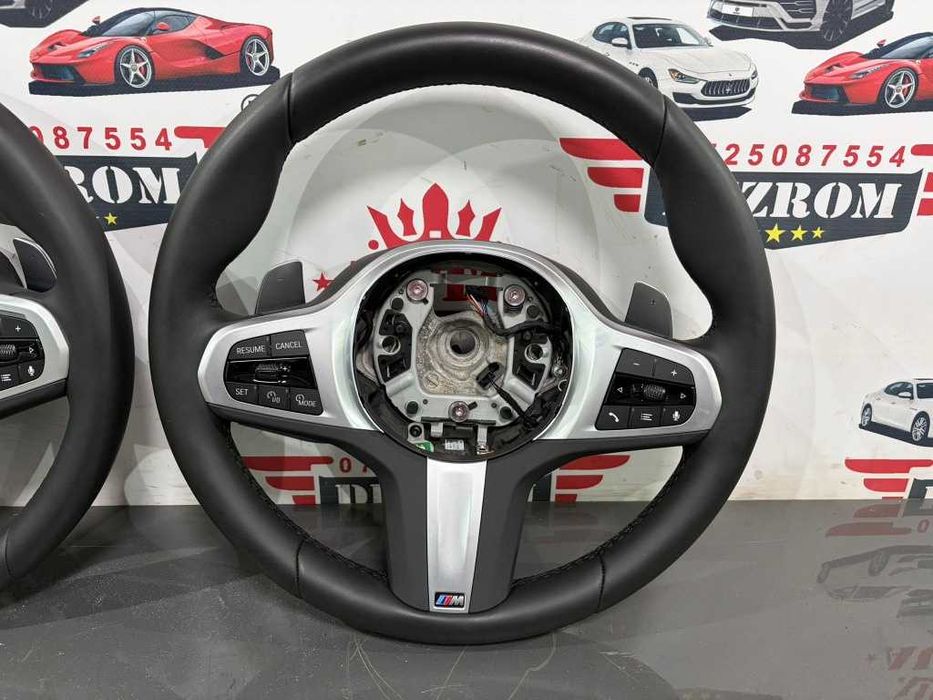 Volan M Sport cu padele NOU 5A4B4A7 32305A4B4A7 32308008179 8008179 Bmw
