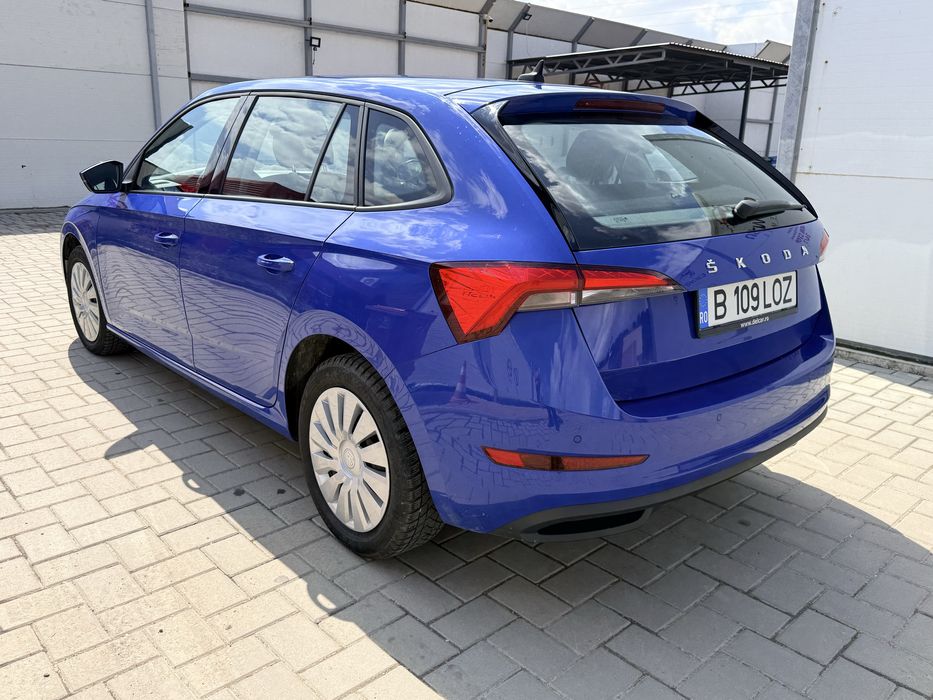 Scoda Scala Ambition 1.0 TSI ( Benzina) 114 CO EURO 6 cutie automata 7 trepte DSG Car Play Android  Lane Assist Front Assist Clima 128000 km