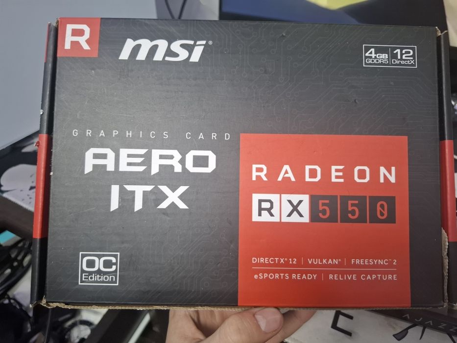 Rx 550 4gb бу видеокарта