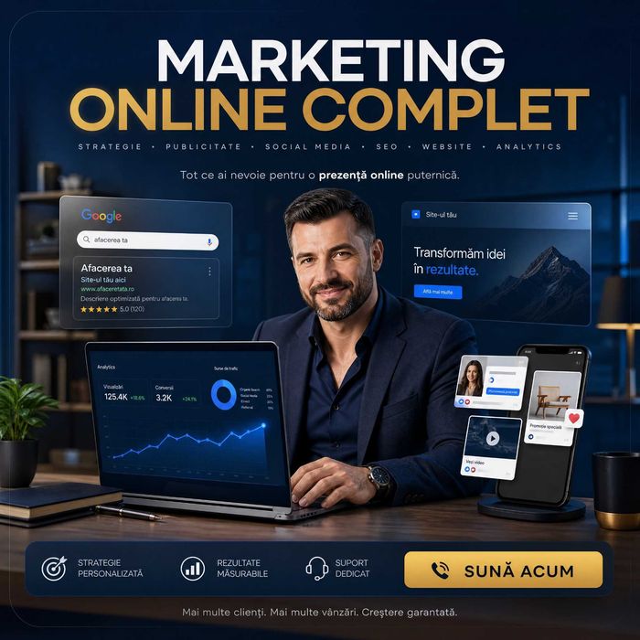 Transformați-vă Viziunea în Realitate - Web Design și Publicitate