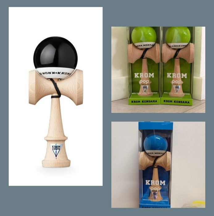 Pt rezervare kendama Krom Pop cele mai solicitate culori