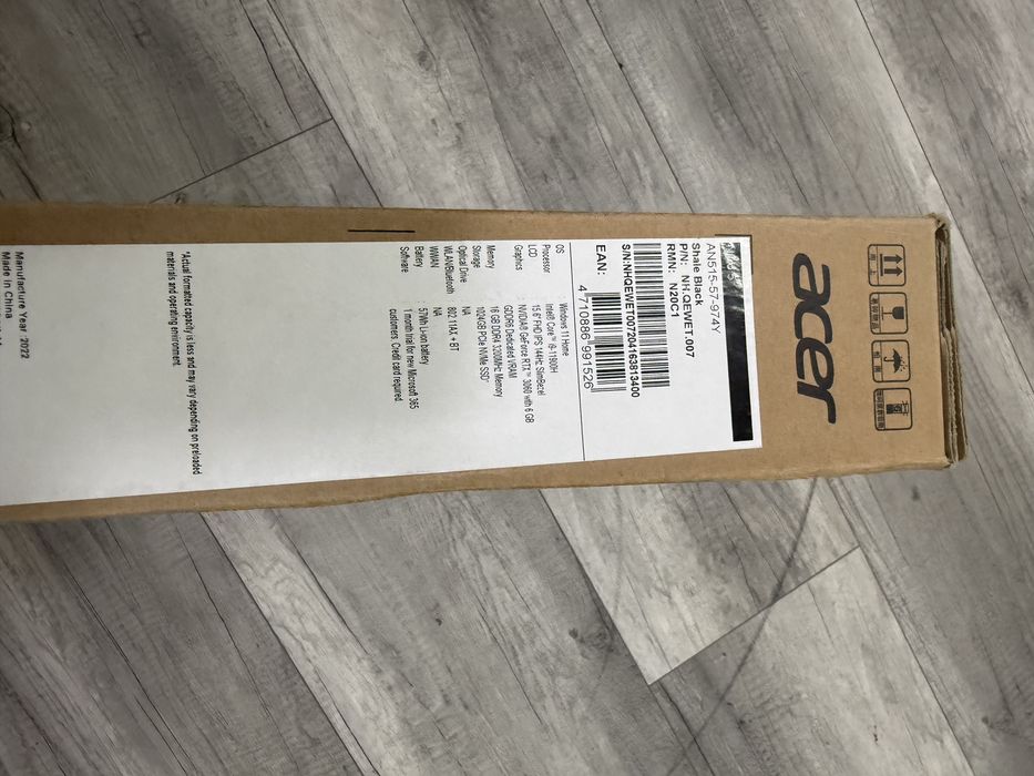 Laptop Acer Nitro 5 i9 sigilat !