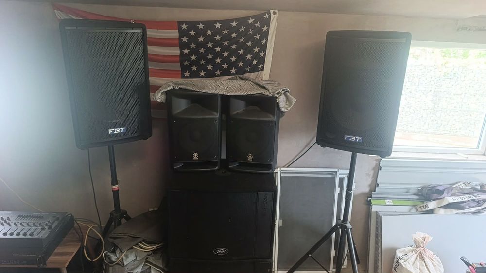 Boxe FBT Yamaha Amplificataor TA 1050 basi Peavey