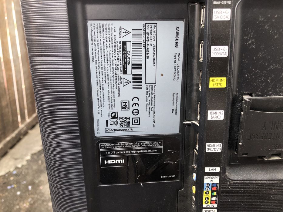 Vand tv samsung fara cablu de alimentare
