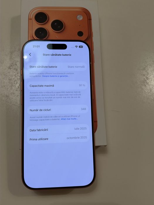 iPhone 17 Pro Cosmic Orange 256 GB Neverlocked