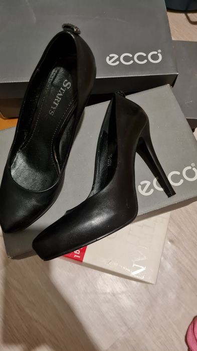 Туфли кожаные каблук 12 см