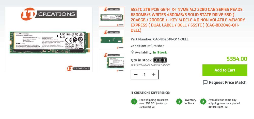 2TB SanDisk SSD PLUS M.2 NVMe PCIe Gen 4.0 скорост 6800MB/s read 4000MB/s write 2TB SSD NVMe DELL ОЕМ SSST 2000GB скорост 6800MB/s read 4800MB/s write