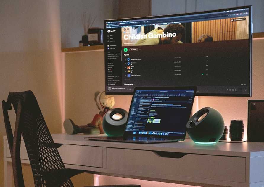 Creative Pebble Pro с RGB ,Bluetooth/Аудио продукти,12 м.гар.