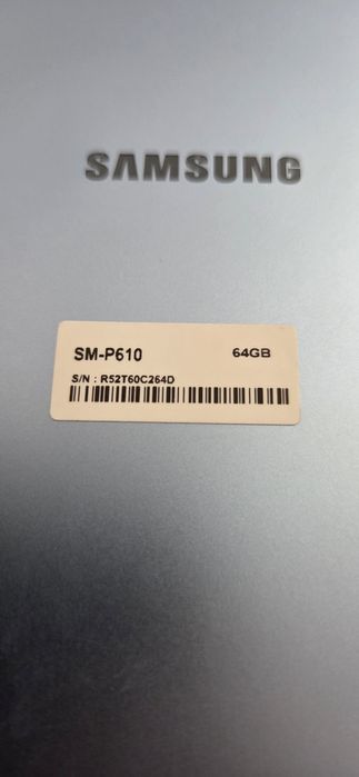 Vand Samsung tab S6 lite