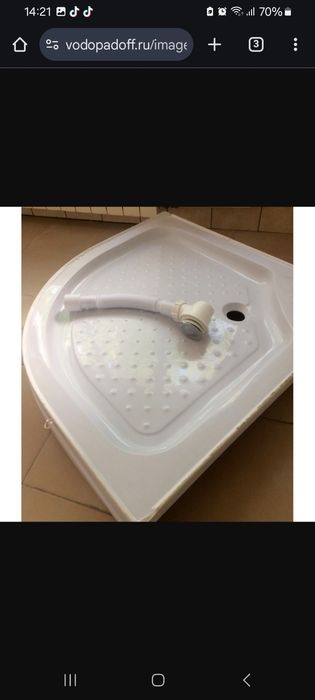 Поддон для ванной.