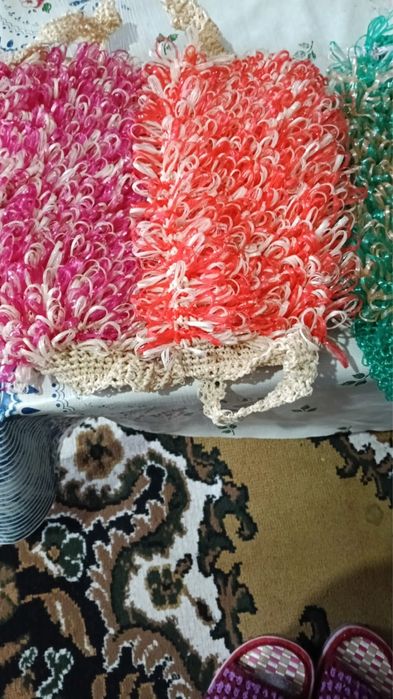 Ручная работа мочалки