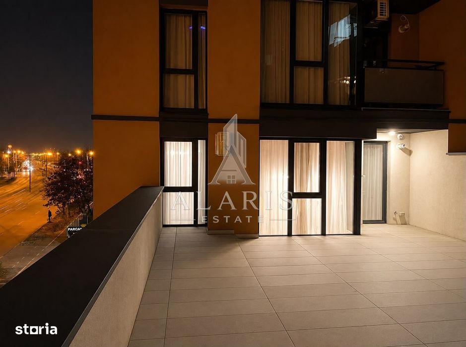 Apartament de lux cu 2 camere, terasa de 78mp, in Soarelui