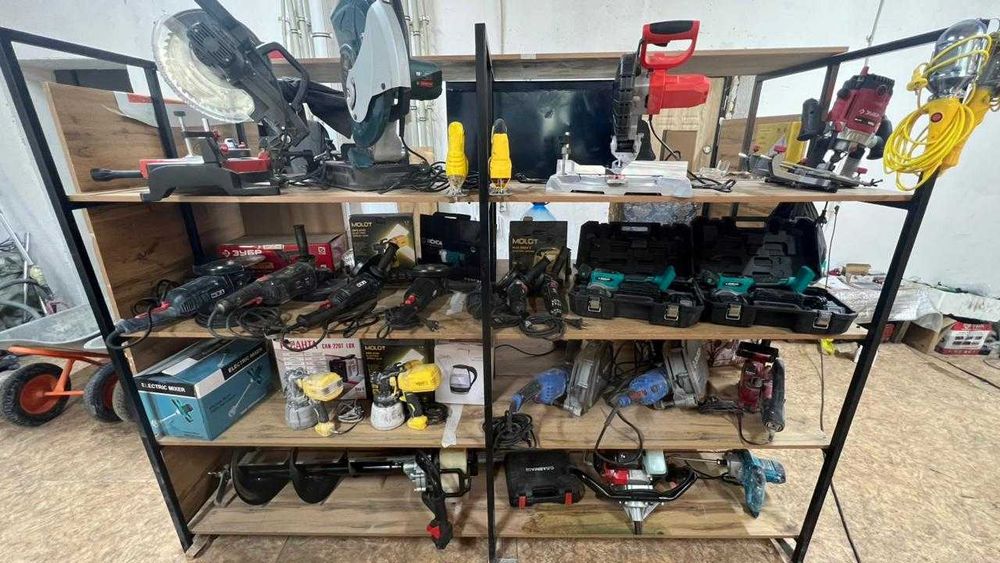 Прокат инструмент Аренда Перфоратор Отбойник Углорез Фреза Генератор