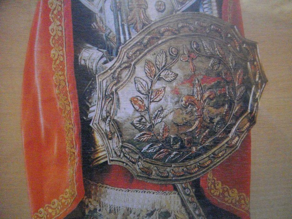 Съвременна Картина-Принт Върху Дърво-Карл Велики-Рамкирана