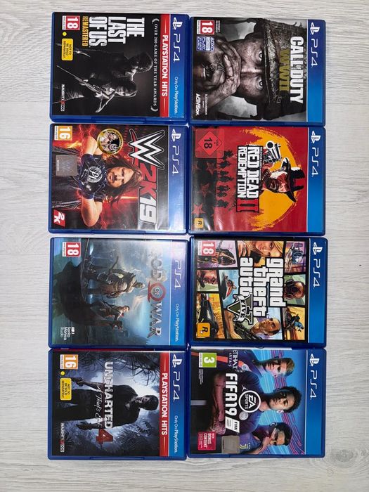 Ps4 500gb slim+ 9 jocuri