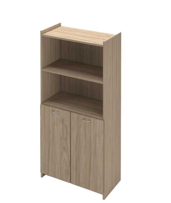 Стелаж-шкаф за документи с плъзгащи се врати/Бюро