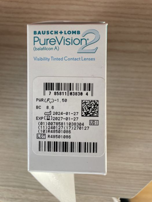 Lentile de contact Pure Vision 2