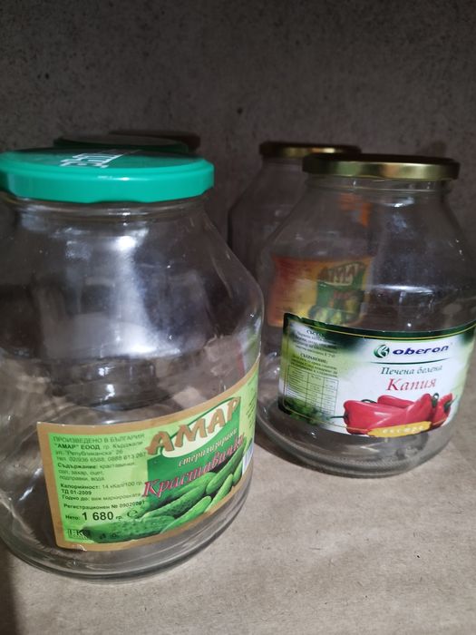 Буркани винтови720гр.,тип Омния 800гр. и други