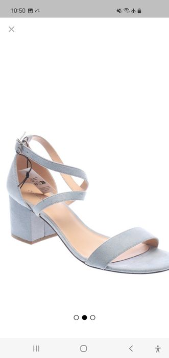 Sandalute elegante de dama de culoare bleu, superbe