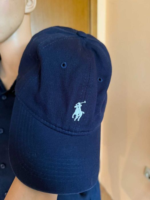 Шапка  с козирка Polo by Ralph Lauren тъмносиня