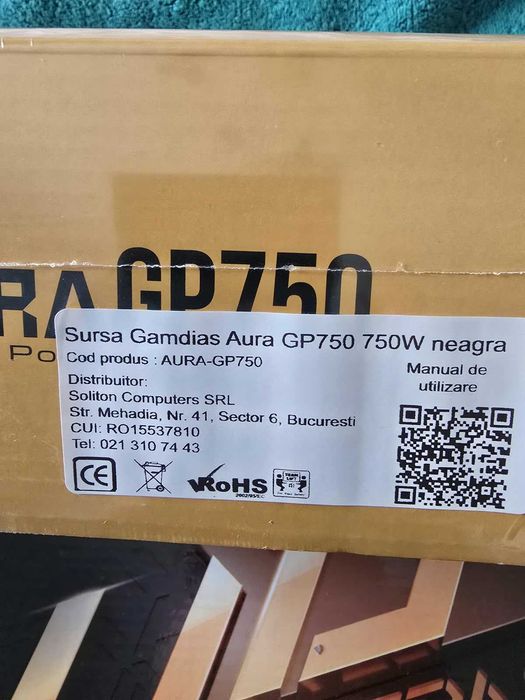 KIT PC AMD Ryzen 3 3200G + Gigabyte A520M K V2 + Gamdias 750W – NOI, GARANȚIE