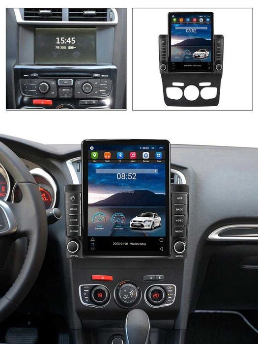 Navigatie Citroen C4 din 2010 - 2018 Ecran TESLA 9.7 inch 4GB RAM Nou