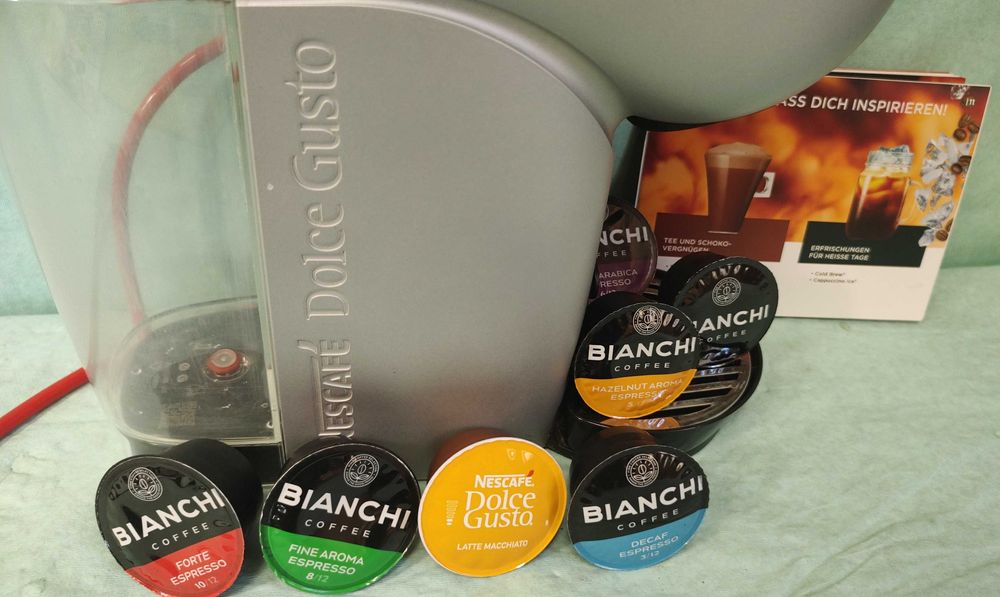 Кафемашина с гаранция 1 година Touch Automat NESCAFÉ® Krups Dolce Gusto Genio S.Silver Крупс за капсули система Долче густо