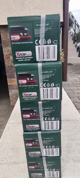 Acumulator 20V / 4 Ah Parkside si Smart noi sigilați