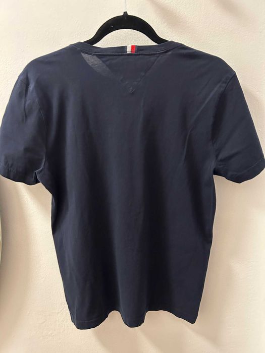 Оригинална тениска Tommy Hilfiger | Cotton | тъмносиня | размер M