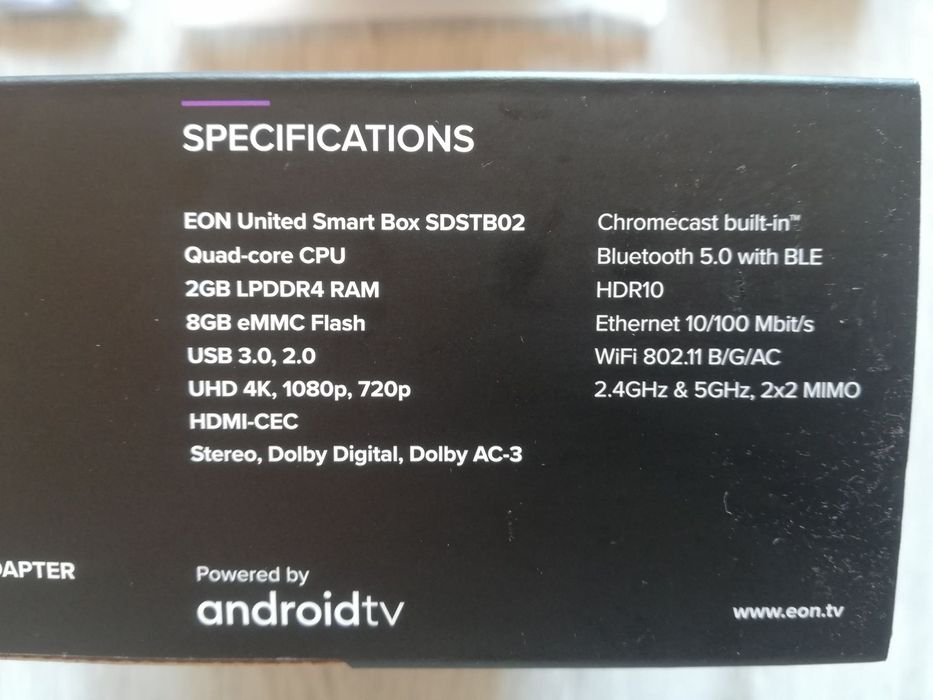 Android Tvbox EON SDSTB02 Нов