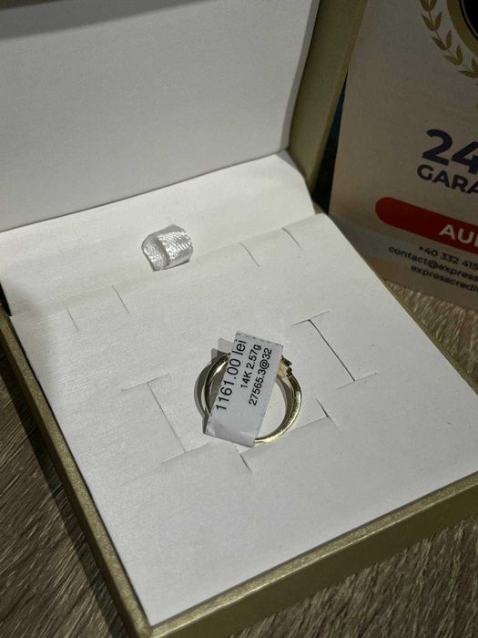 (Ag42) Inel aur galben 14k *2 ani garantie* b27565.3