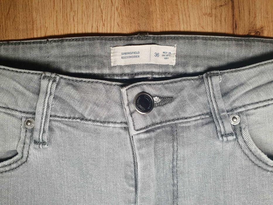 Дамски дънки Springfield Skinny Jeans със средно висока талия