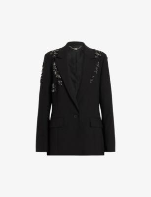 Allsaints черно сако