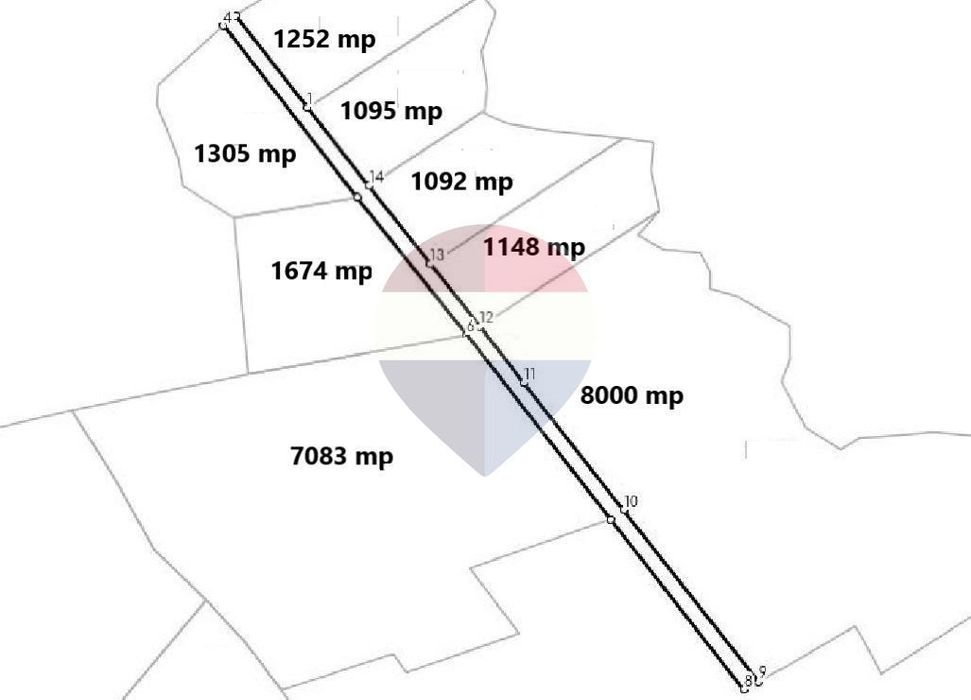 Teren extravilan Poiana Marului 1095mp, inconjurat de padure